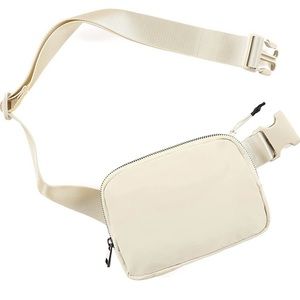 Brand New ODODOS Unisex Mini Belt Bag Ivory